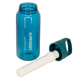 Kleinbild 4 LifeStraw Go Trinkflasche mit Wasserfilter 1 Liter t�rkis
