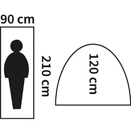 Kleinbild 2 MFH Einmannzelt Monodom oliv