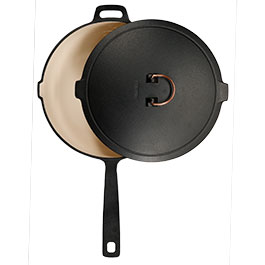 Kleinbild 1 Barebones emaillierte Gusseisenpfanne Enamel lined Cast Iron Skillet 25 cm/10