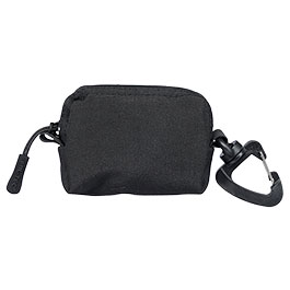 Kleinbild 1 MIL-TEC Praktische Mini-Tasche mit Rei�verschluss und Karabiner schwarz