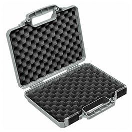 Kleinbild 5 MAX Tactical Pistol Hard Case Pistolenkoffer 30 x 26 x 8,8 cm Waben-Schaumstoff grau