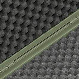 Kleinbild 6 MAX Tactical Hard Case Waffenkoffer 120 x 33 x 11,5 cm Waben-Schaumstoff dark oliv
