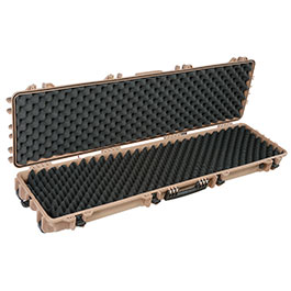 Kleinbild 5 Nuprol Large Hard Case Waffenkoffer / Trolley 139 x 39,5 x 16 cm Waben-Schaumstoff tan - Velcro Edition