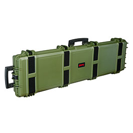 Kleinbild 1 Nuprol Large Hard Case Waffenkoffer / Trolley 139 x 39,5 x 16 cm Waben-Schaumstoff oliv - Velcro Edition