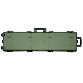 Kleinbild 3 Nuprol Large Hard Case Waffenkoffer / Trolley 139 x 39,5 x 16 cm Waben-Schaumstoff oliv - Velcro Edition