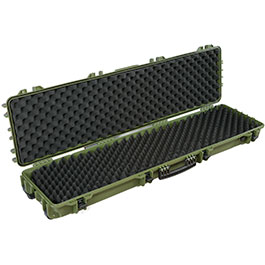 Kleinbild 5 Nuprol Large Hard Case Waffenkoffer / Trolley 139 x 39,5 x 16 cm Waben-Schaumstoff oliv - Velcro Edition
