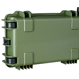 Kleinbild 8 Nuprol Large Hard Case Waffenkoffer / Trolley 139 x 39,5 x 16 cm Waben-Schaumstoff oliv - Velcro Edition