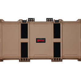 Kleinbild 10 Nuprol Large Hard Case Waffenkoffer / Trolley 109 x 39,5 x 16 cm Waben-Schaumstoff tan - Velcro Edition
