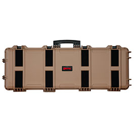 Kleinbild 2 Nuprol Large Hard Case Waffenkoffer / Trolley 109 x 39,5 x 16 cm Waben-Schaumstoff tan - Velcro Edition
