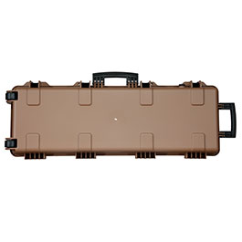Kleinbild 3 Nuprol Large Hard Case Waffenkoffer / Trolley 109 x 39,5 x 16 cm Waben-Schaumstoff tan - Velcro Edition