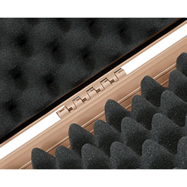 Kleinbild 6 Nuprol Large Hard Case Waffenkoffer / Trolley 109 x 39,5 x 16 cm Waben-Schaumstoff tan - Velcro Edition