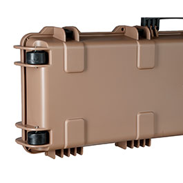 Kleinbild 8 Nuprol Large Hard Case Waffenkoffer / Trolley 109 x 39,5 x 16 cm Waben-Schaumstoff tan - Velcro Edition