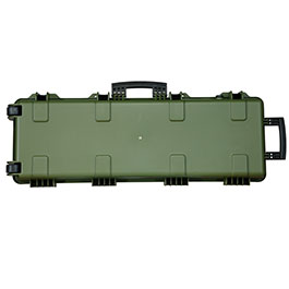 Kleinbild 3 Nuprol Large Hard Case Waffenkoffer / Trolley 109 x 39,5 x 16 cm Waben-Schaumstoff oliv - Velcro Edition