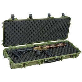Kleinbild 4 Nuprol Large Hard Case Waffenkoffer / Trolley 109 x 39,5 x 16 cm Waben-Schaumstoff oliv - Velcro Edition
