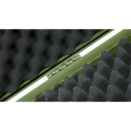 Kleinbild 6 Nuprol Large Hard Case Waffenkoffer / Trolley 109 x 39,5 x 16 cm Waben-Schaumstoff oliv - Velcro Edition