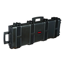 Kleinbild 1 Nuprol Large Hard Case Waffenkoffer / Trolley 109 x 39,5 x 16 cm Waben-Schaumstoff schwarz - Velcro Edition