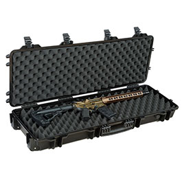 Kleinbild 4 Nuprol Large Hard Case Waffenkoffer / Trolley 109 x 39,5 x 16 cm Waben-Schaumstoff schwarz - Velcro Edition