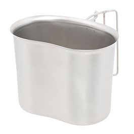 Produktbild zu MFH US Feldflaschenbecher mit Klappgriffen 0,5 L Edelstahl ...