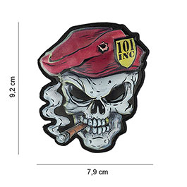 Produktbild zu 101INC Skull Patch Red Beret ...