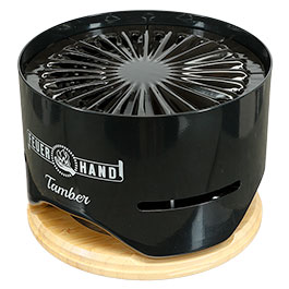 Kleinbild 2 Feuerhand Tischgrill Tamber inkl. 140 g Kohle-Starterpack schwarz