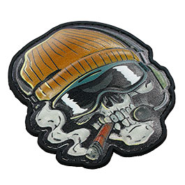 Kleinbild 2 101INC 3D UVSkull Patch Totenkopf-Krieger mit Beanie Klettr�ckseite