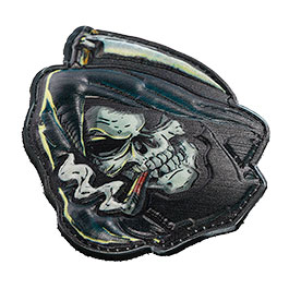 Kleinbild 3 101INC 3D UV Skull Patch  Grim Reaper mit Klettr�ckseite