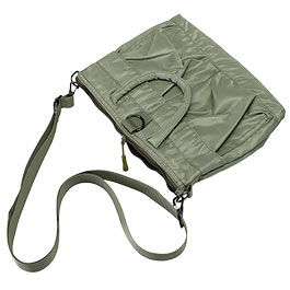 Kleinbild 2 Mil-Tec kleine Flieger-Helmtasche mit Tragegurt im Military Style oliv