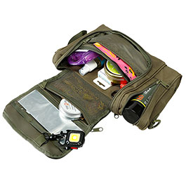 Kleinbild 6 Defcon 5 Kulturbeutel Beauty Bag 600D mit Spiegel oliv