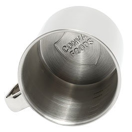 Kleinbild 2 Convar Feldk�che Tasse mit Skala Edelstahl 350 ml