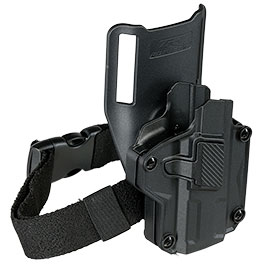 Kleinbild 2 Romantac Universal Tactical Holster Set mit Low Ride Plattform - f�r fast alle Full-Size / Compact Pistolen rechts schwarz