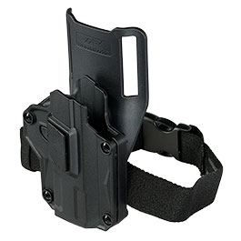 Kleinbild 3 Romantac Universal Tactical Holster Set mit Low Ride Plattform - f�r fast alle Full-Size / Compact Pistolen rechts schwarz