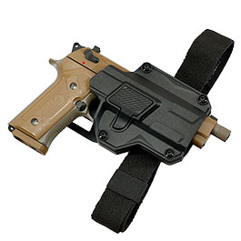 Kleinbild 8 Romantac Universal Tactical Holster Set mit Low Ride Plattform - f�r fast alle Full-Size / Compact Pistolen rechts schwarz
