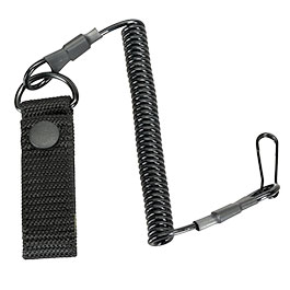 Kleinbild 1 Romantac Tactical Universal Lanyard / Fangriemen mit Schlaufe f. G�rtel und Molle-Schlaufen schwarz