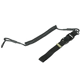 Kleinbild 1 Romantac Tactical Pistol Lanyard / Fangriemen mit Clip und Schlaufe f�r G�rtel schwarz