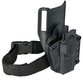 Kleinbild 2 Romantac Modern Universal Tactical Holster Set mit Low Ride Plattform - f�r fast alle Full-Size / Compact Pistolen rechts schwar