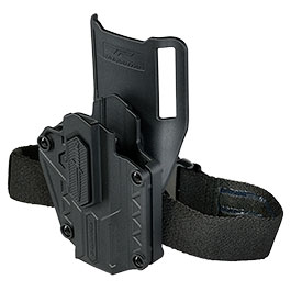 Kleinbild 3 Romantac Modern Universal Tactical Holster Set mit Low Ride Plattform - f�r fast alle Full-Size / Compact Pistolen rechts schwar