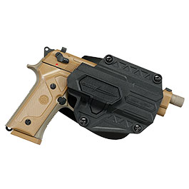Kleinbild 9 Romantac Universal Tactical Holster Polymer Paddle - f�r fast alle Full-Size / Compact Pistolen rechts schwarz - Modern Design