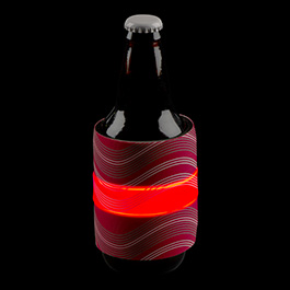 Nite Ize Flaschen Wrap SlapLit rot mit LED-Beleuchtung Bild 4