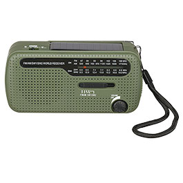Produktbild zu FOSCO mulitfunktionaes Notfallradio, Solar Batterien Handkur ...