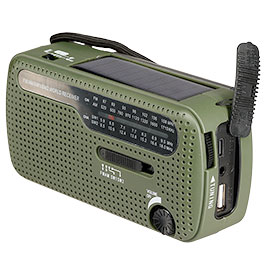 Kleinbild 5 FOSCO mulitfunktionaes Notfallradio, Solar Batterien Handkurbel
