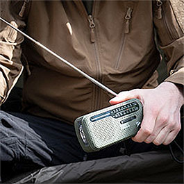 Kleinbild 8 FOSCO mulitfunktionaes Notfallradio, Solar Batterien Handkurbel