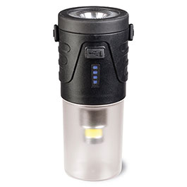 Kleinbild 1 Mil-Tec Wiederaufladbare LED-Laterne mit Spot Licht