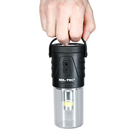 Kleinbild 5 Mil-Tec Wiederaufladbare LED-Laterne mit Spot Licht