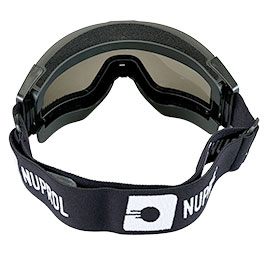 Kleinbild 2 Nuprol Battle Visor Dual Lens Eye Protection Airsoft Helmbrille / Schutzbrille schwarz / rauch