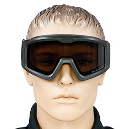 Kleinbild 5 Nuprol Battle Visor Dual Lens Eye Protection Airsoft Helmbrille / Schutzbrille schwarz / rauch