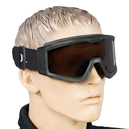 Kleinbild 9 Nuprol Battle Visor Dual Lens Eye Protection Airsoft Helmbrille / Schutzbrille schwarz / rauch