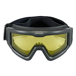 Kleinbild 1 Nuprol Battle Visor Dual Lens Eye Protection Airsoft Helmbrille / Schutzbrille schwarz / gelb
