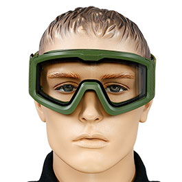 Kleinbild 5 Nuprol Battle Visor Dual Lens Eye Protection Airsoft Helmbrille / Schutzbrille oliv / klar