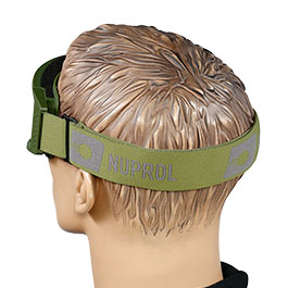 Kleinbild 8 Nuprol Battle Visor Dual Lens Eye Protection Airsoft Helmbrille / Schutzbrille oliv / klar