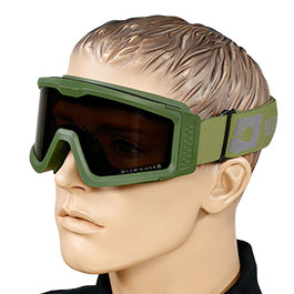 Kleinbild 4 Nuprol Battle Visor Dual Lens Eye Protection Airsoft Helmbrille / Schutzbrille oliv / rauch